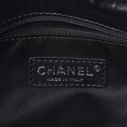 Chanel Glazed Calfskin Twisted Medium Flap Black 6 of 10