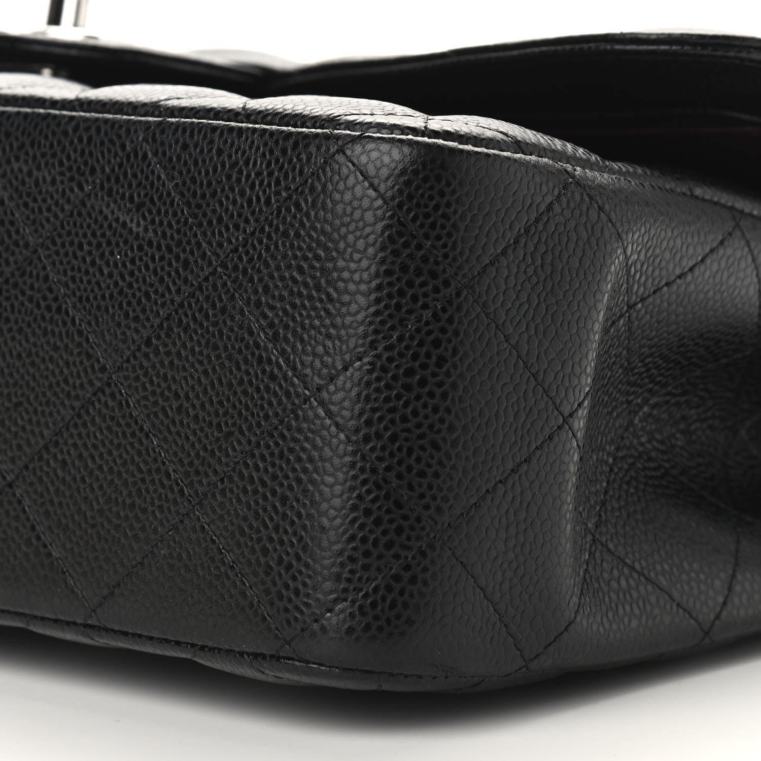 Chanel Caviar Quilted Jumbo Double Flap Black 9 of 9
