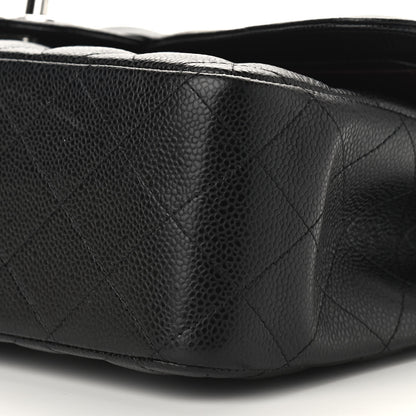 Chanel Caviar Quilted Jumbo Double Flap Black 9 of 9