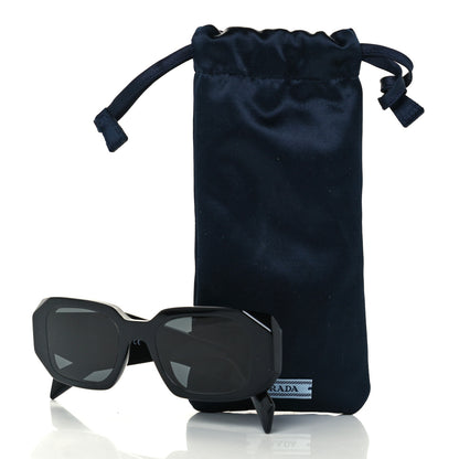 Prada Acetate Symbole Sunglasses SPR 17W Black 8 of 8