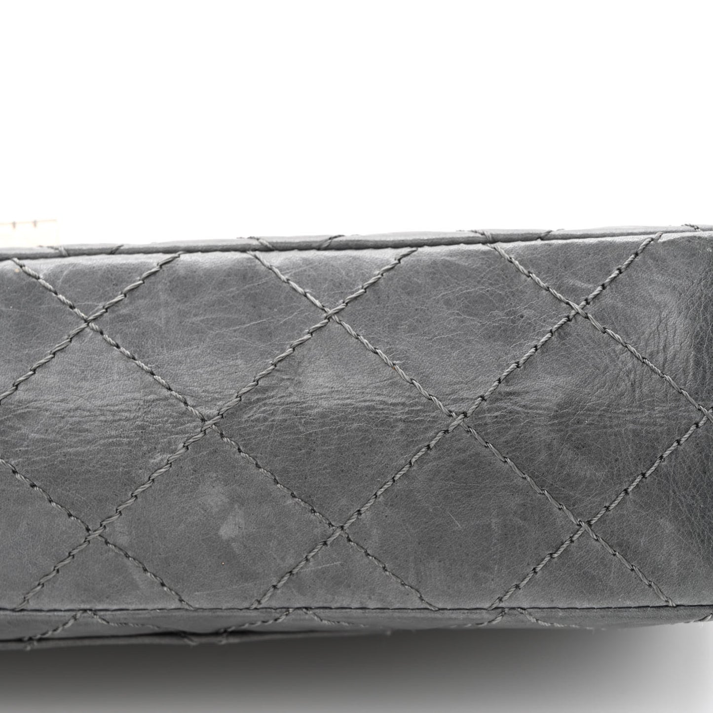 Aged Calfskin Quilted 50th Anniversary 2.55 Reissue Flap 226 Grey