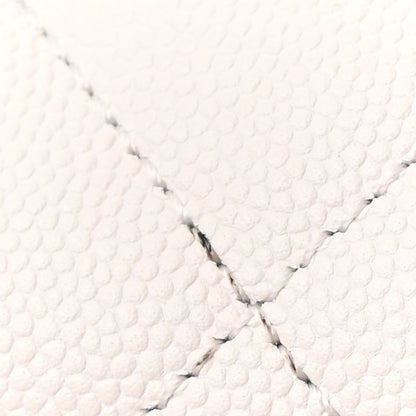 Chanel Caviar Quilted Medium Chanel 25 Handbag White 15 of 15