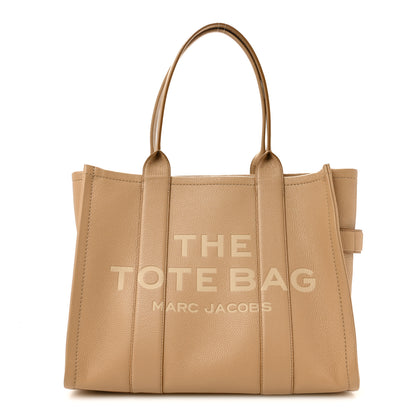 Marc Jacobs Grained Calfskin Large The Tote Bag Camel 1 of 11
