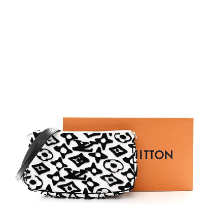 Louis Vuitton X UF Tufted Monogram Pochette Accessories White Black 11 of 11