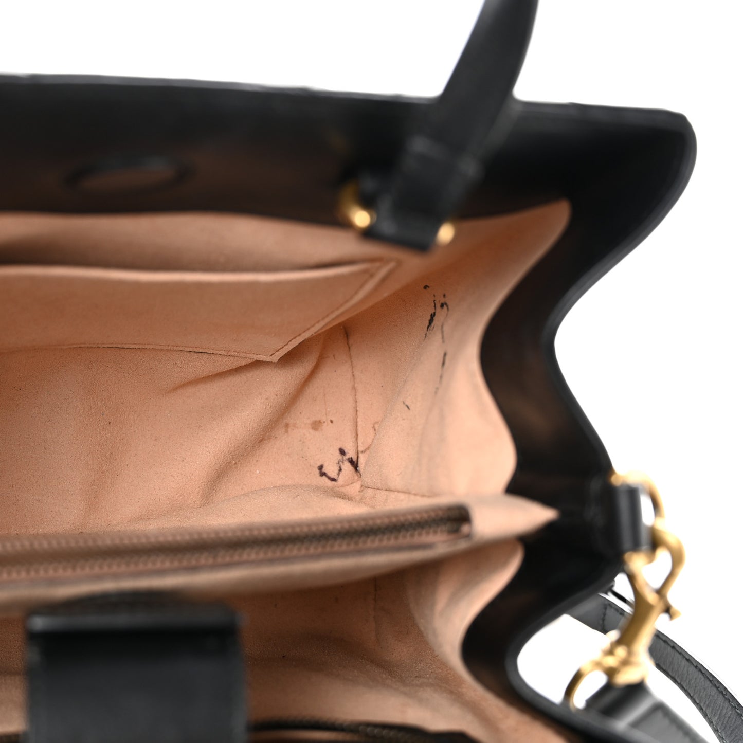 Calfskin Matelasse Small GG Marmont Tote Black