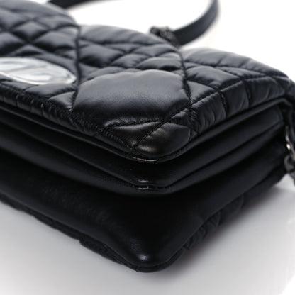 Christian Dior Calfskin Macrocannage Mini Caro Bag Black 9 of 9
