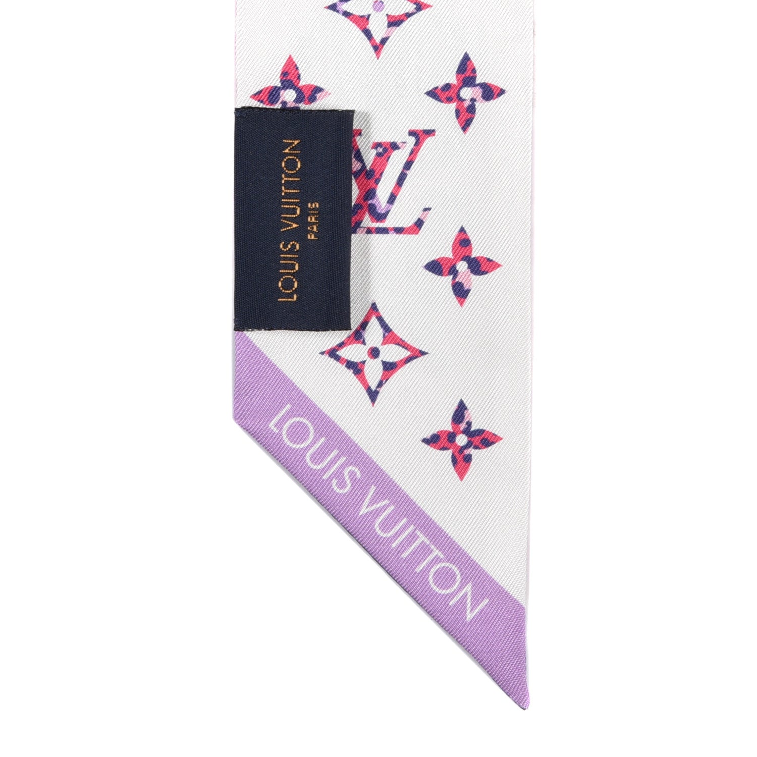 Louis Vuitton Silk Monogram Bestiary BB Bandeau Rose 3 of 3