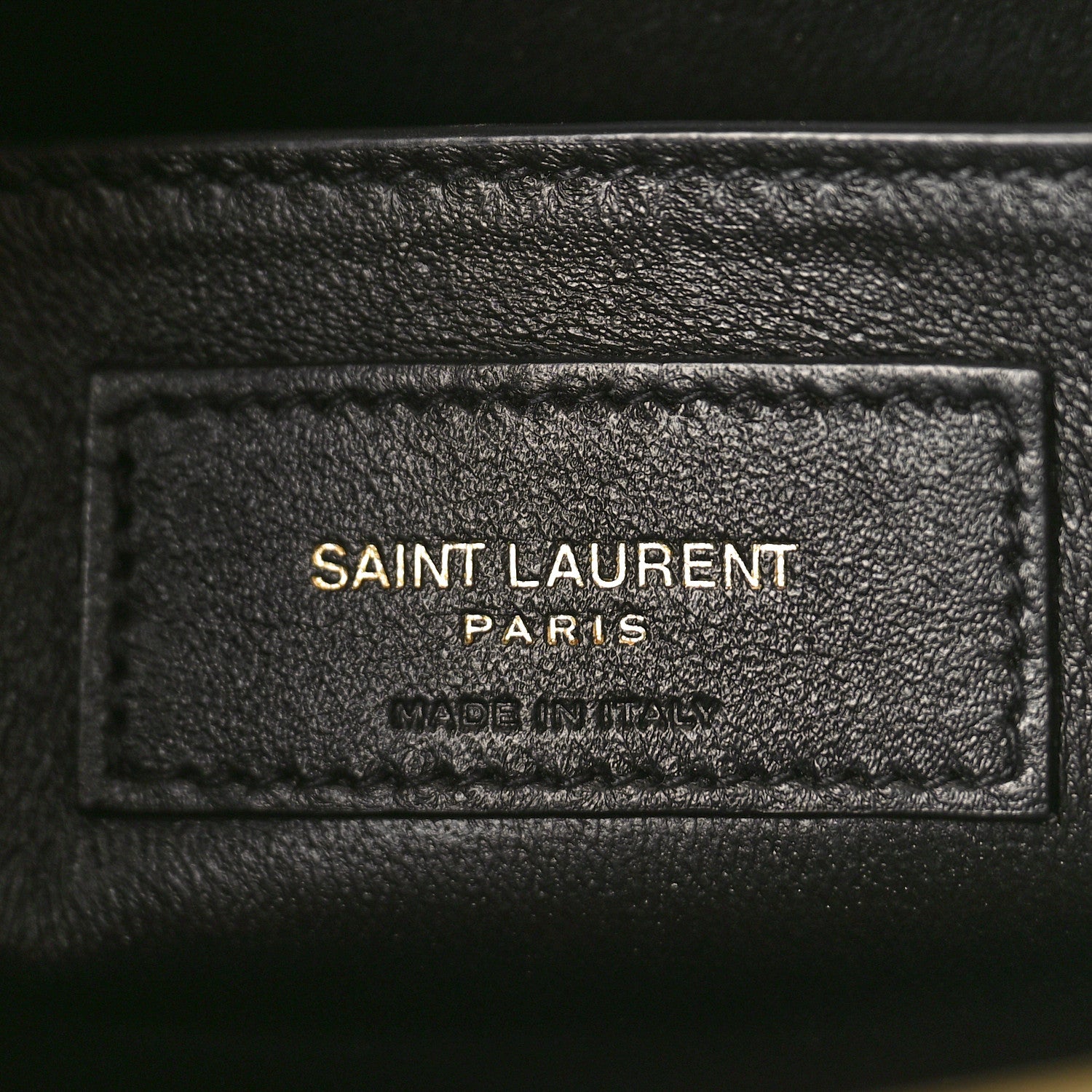 Saint Laurent Smooth Calfskin Manhattan Shoulder Bag Black Beige 6 of 8