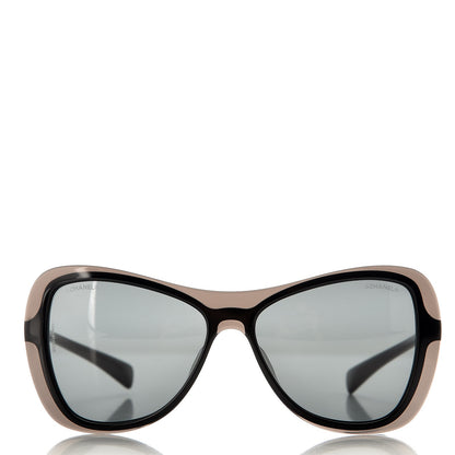 Chanel Shield Butterfly Runway Sunglasses S1617 Black 2 of 7