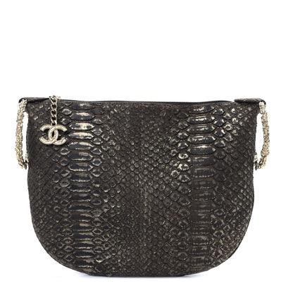 Chanel Snakeskin Fortune Cookie Clutch 1 of 8