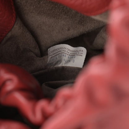Bottega Veneta Calfskin Drawstring Tote Red 11 of 13
