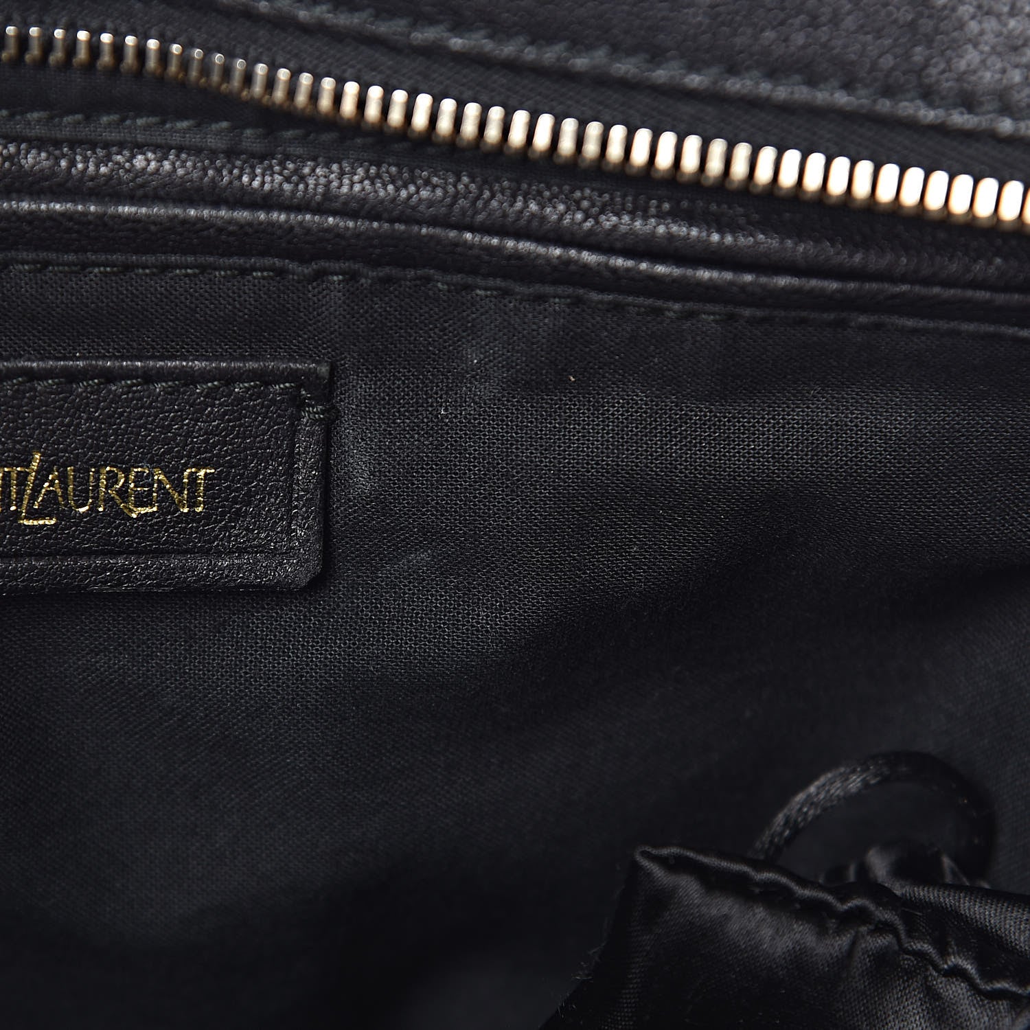 Saint Laurent Sheepskin Small Cabas ChYc Black 11 of 17