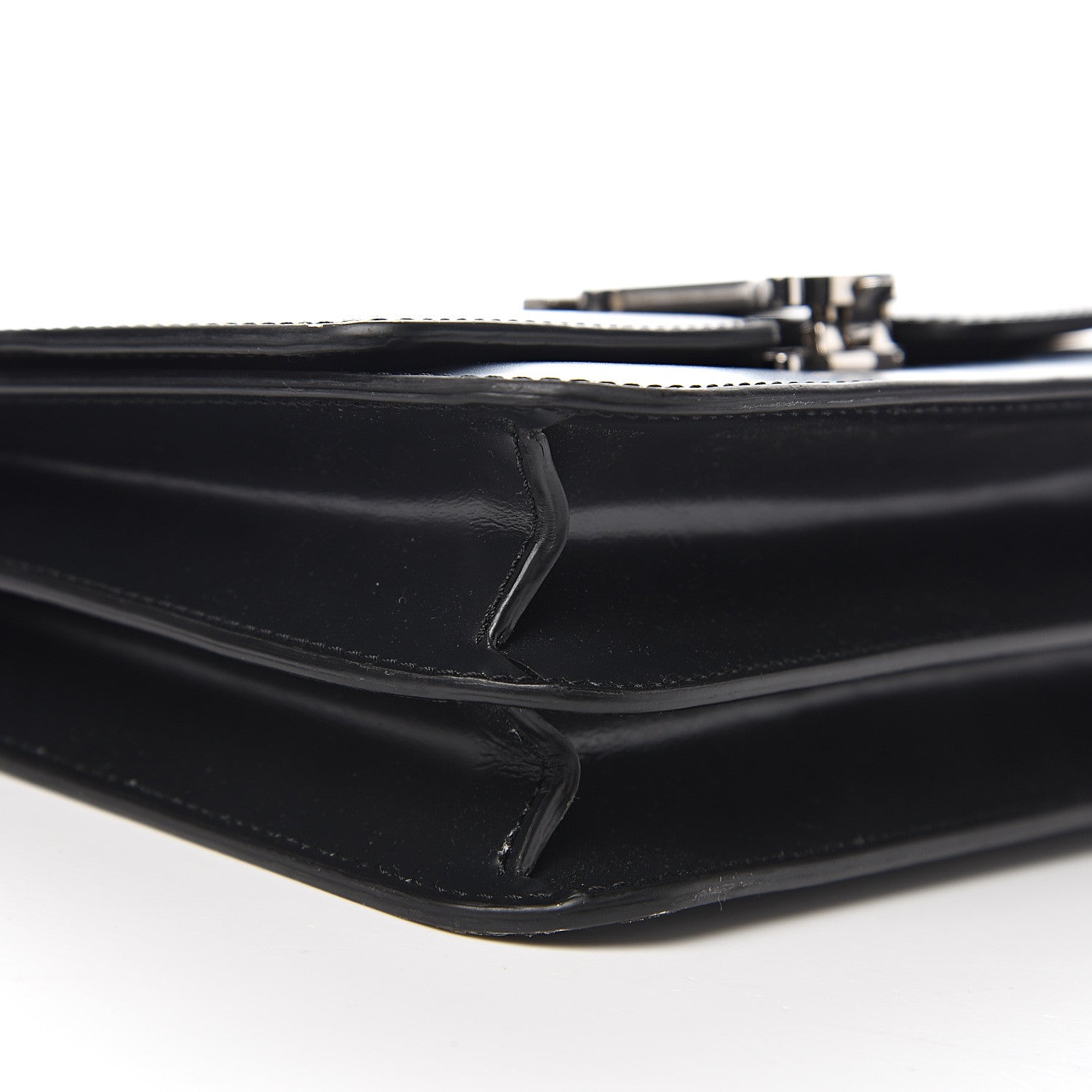Burberry Calfskin Montage Print Small TB Bag Black 14 of 16