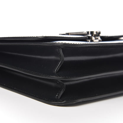 Burberry Calfskin Montage Print Small TB Bag Black 14 of 16