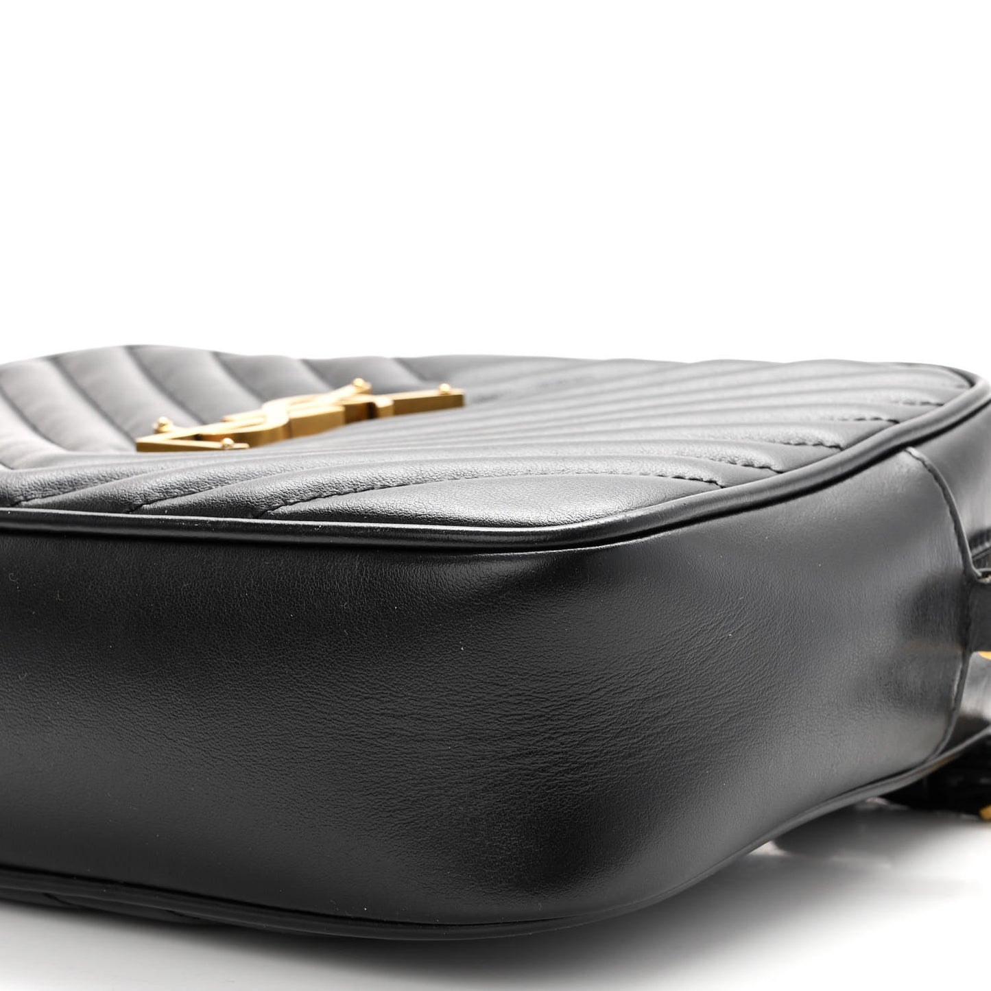 Calfskin Matelasse Monogram Lou Camera Bag Black