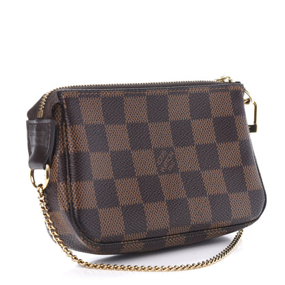 Louis Vuitton Damier Ebene Mini Pochette Accessories 3 of 9