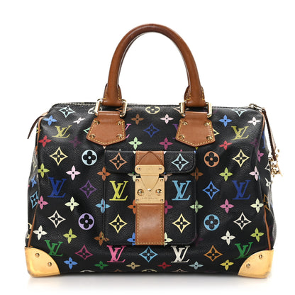Louis Vuitton Monogram Multicolor Speedy 30 Black 1 of 10