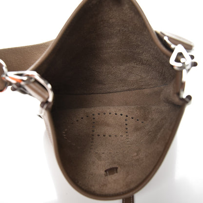 Hermes Taurillon Clemence Evelyne III PM Etoupe 5 of 9