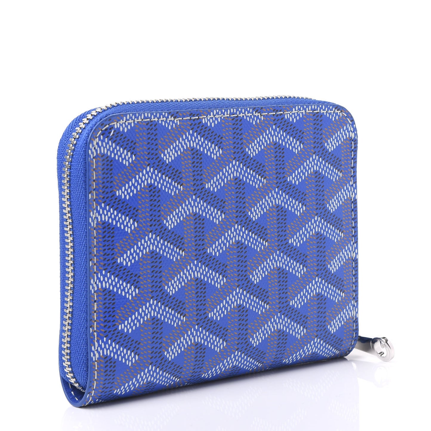 Goyardine Compact Wallet Blue