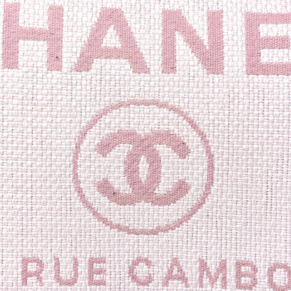 Chanel Canvas Medium Deauville Tote Pink 10 of 14