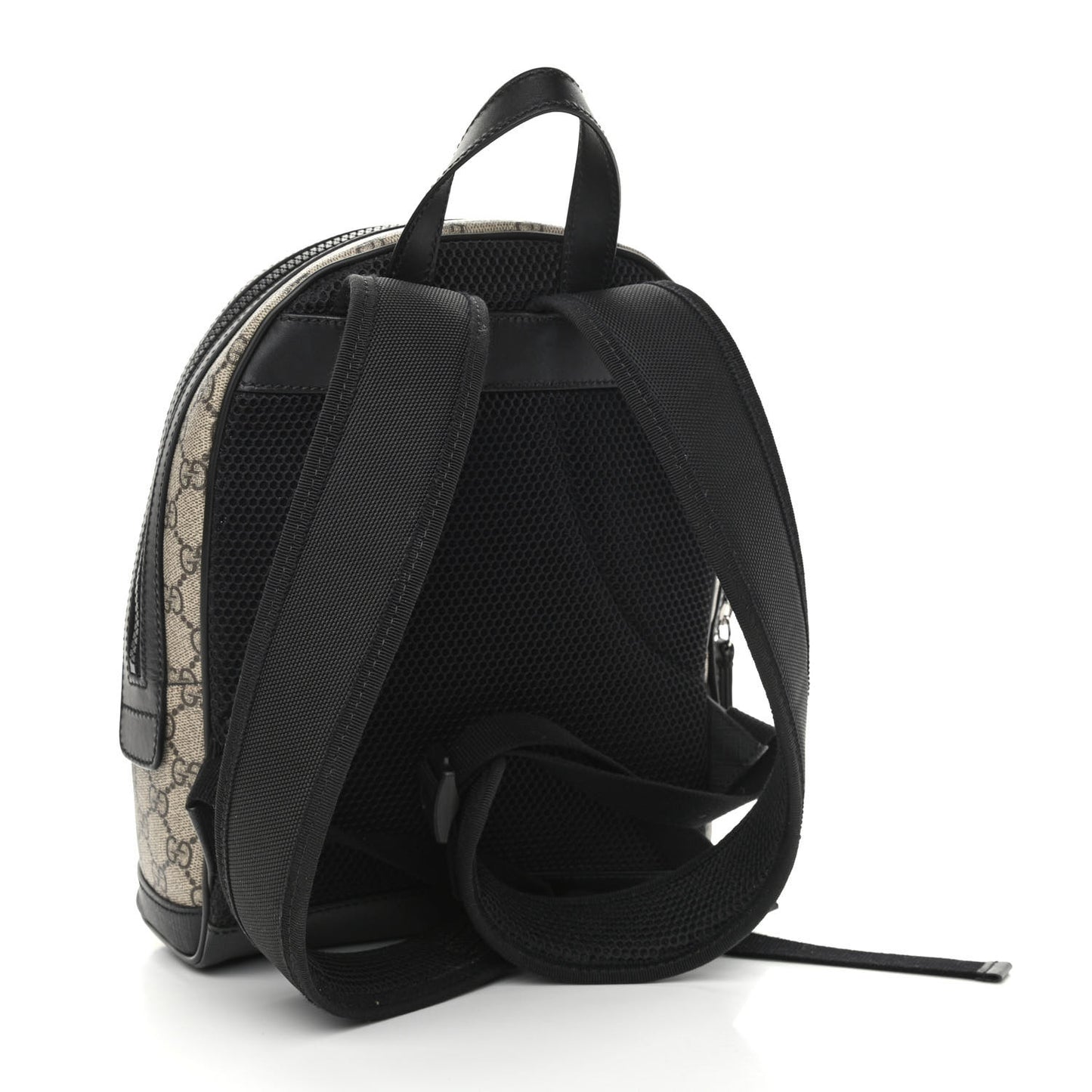 GG Supreme Monogram Small Eden Day Backpack Black