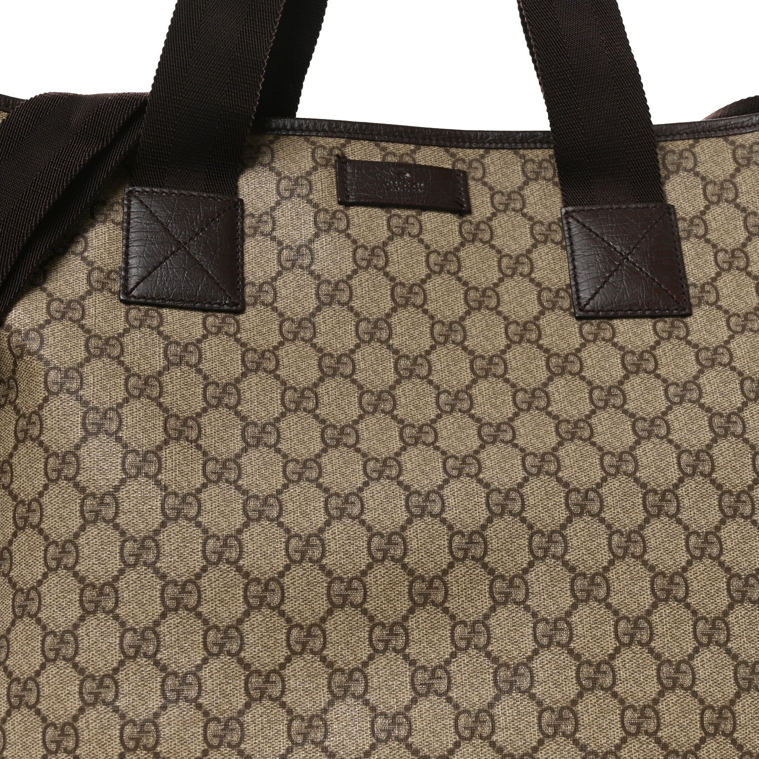 Gucci GG Supreme Monogram Vertical Tote Dark Brown 7 of 10