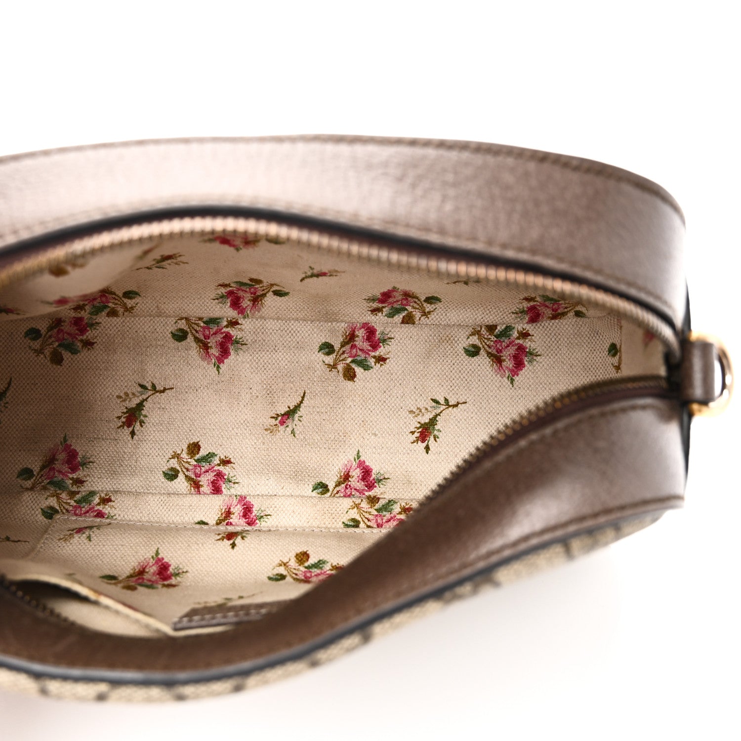 Gucci GG Supreme Monogram Web Neo Vintage Shoulder Bag Beige New