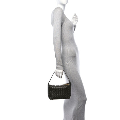 Bottega Veneta Calfskin Nappa Intrecciato Mini Wallace Kaki 2 of 12