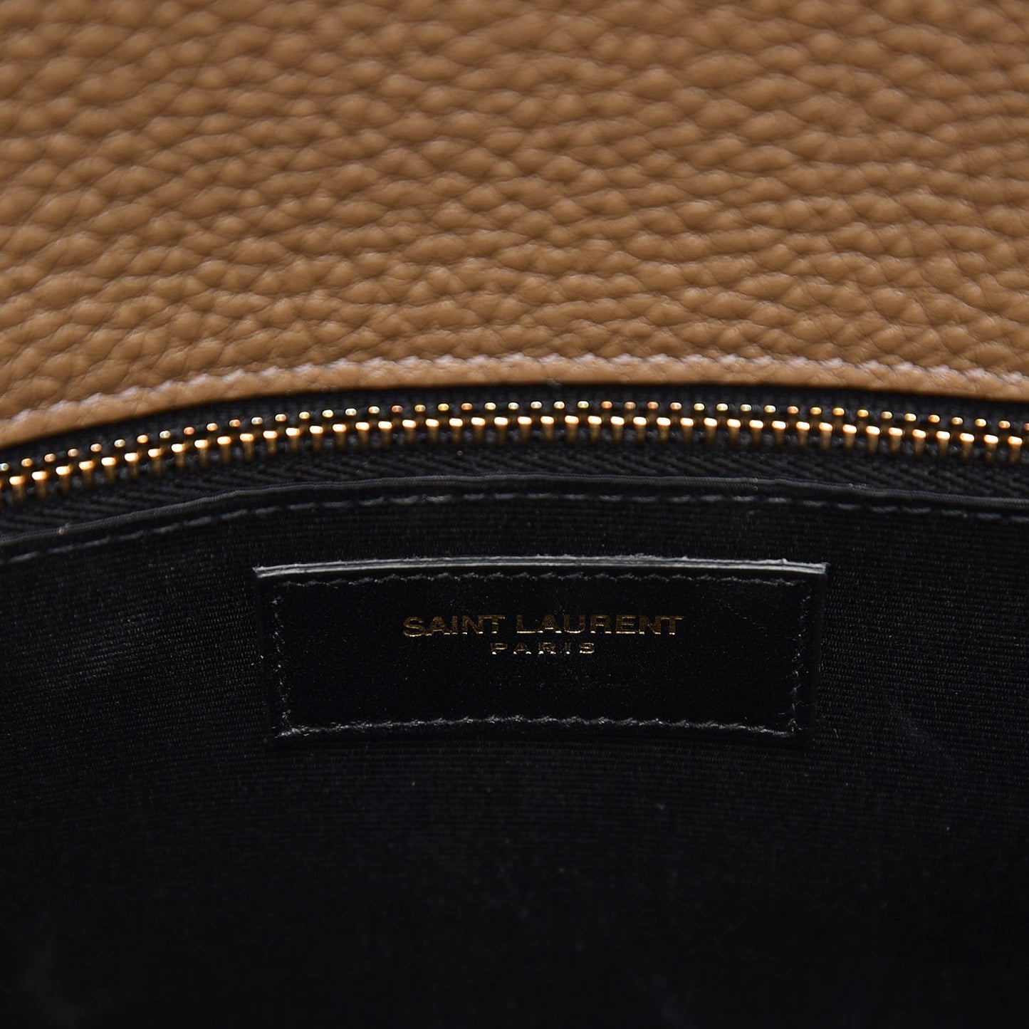 Grained Calfskin Small Sac de Jour Taupe