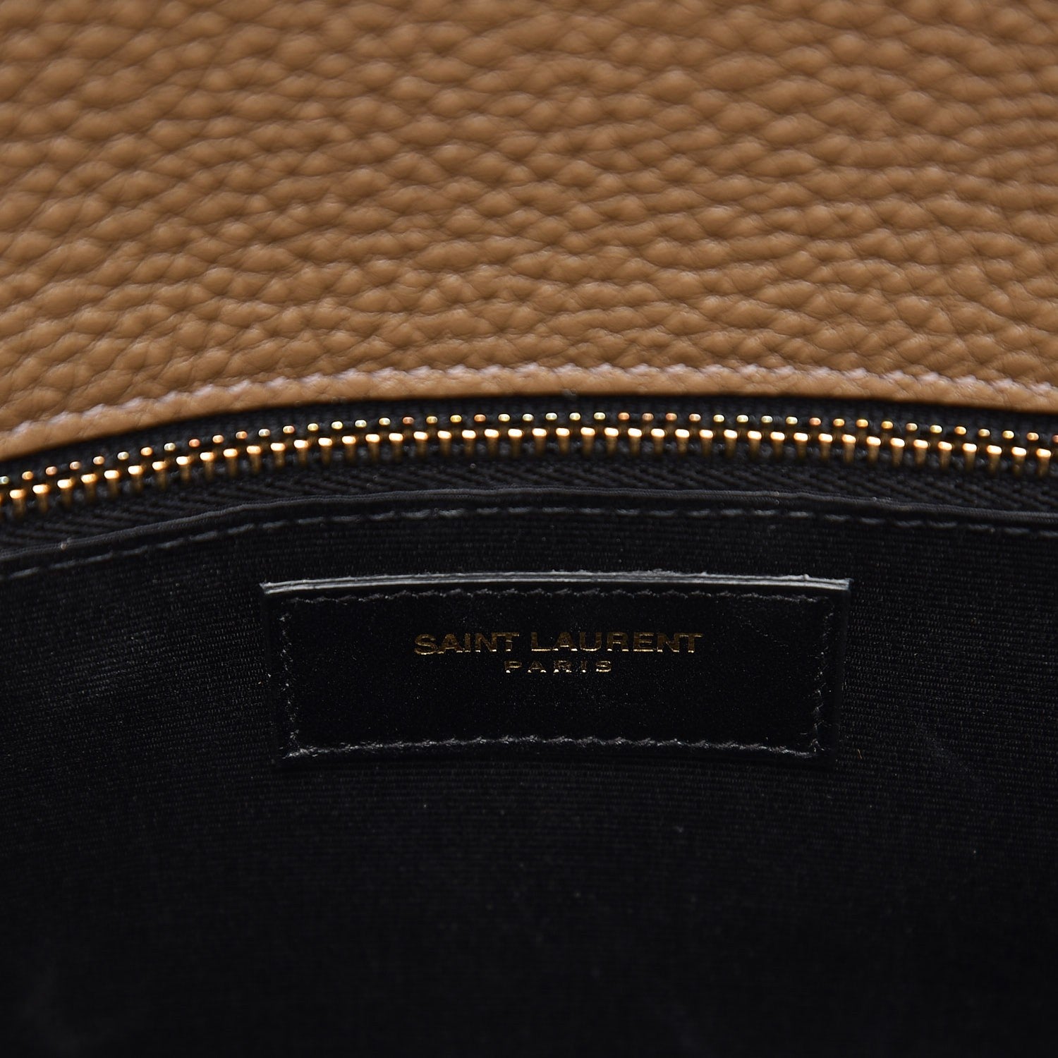 Saint Laurent Grained Calfskin Small Sac de Jour Taupe 8 of 8