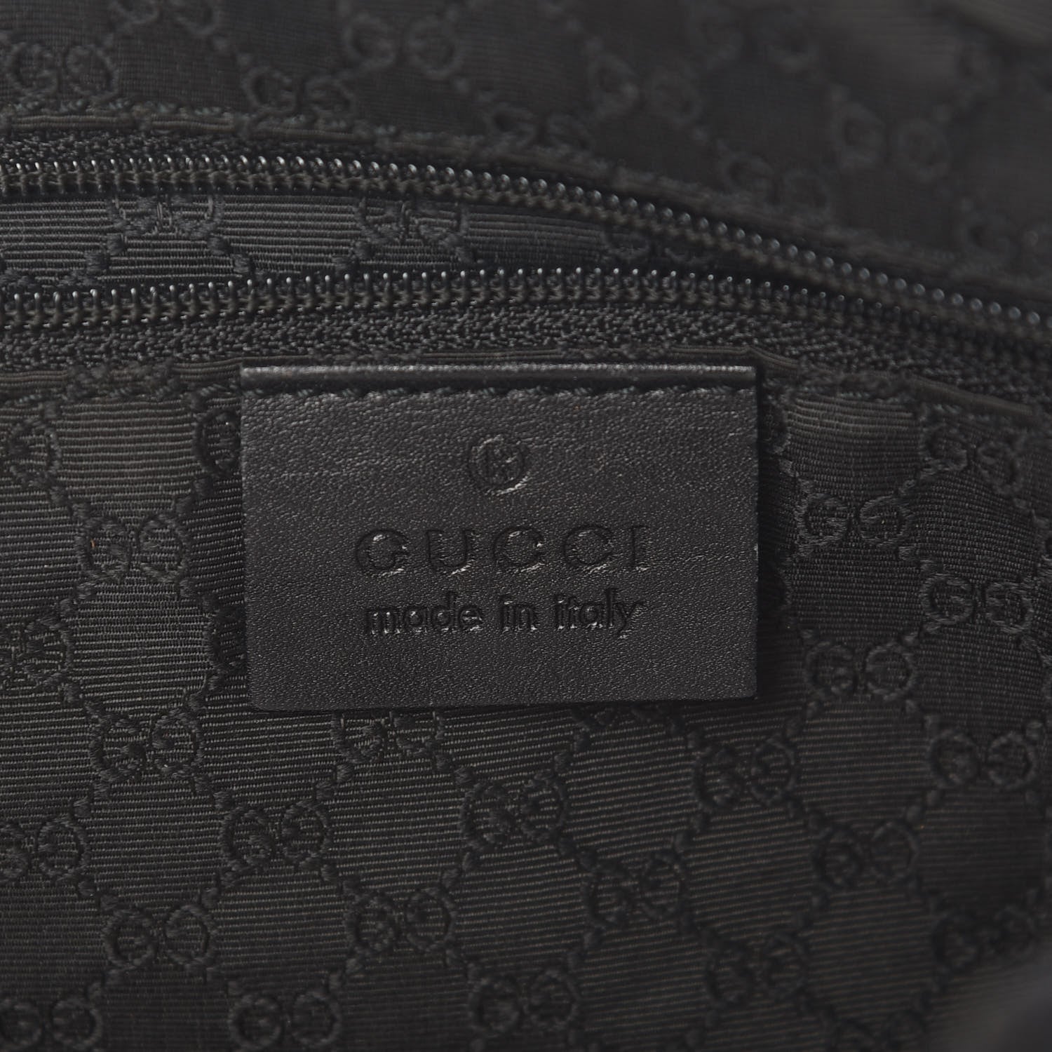 Gucci Monogram Messenger Bag Black 5 of 10