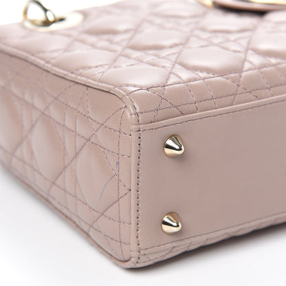 Christian Dior Lambskin Cannage Small Lucky Badges My Lady Dior Taupe 8 of 11