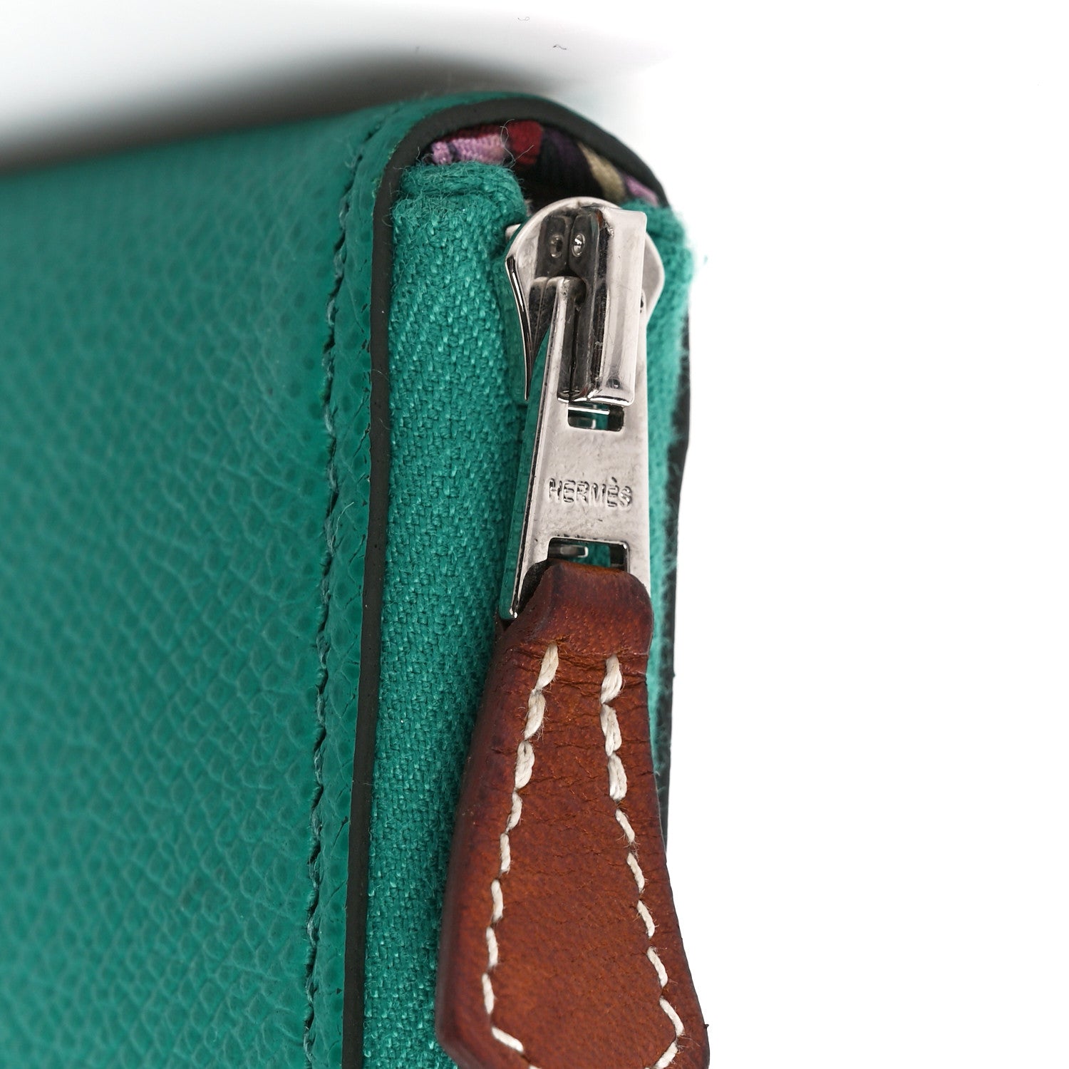 Hermes Epsom Silk'In Wallet Vert Jade 7 of 13