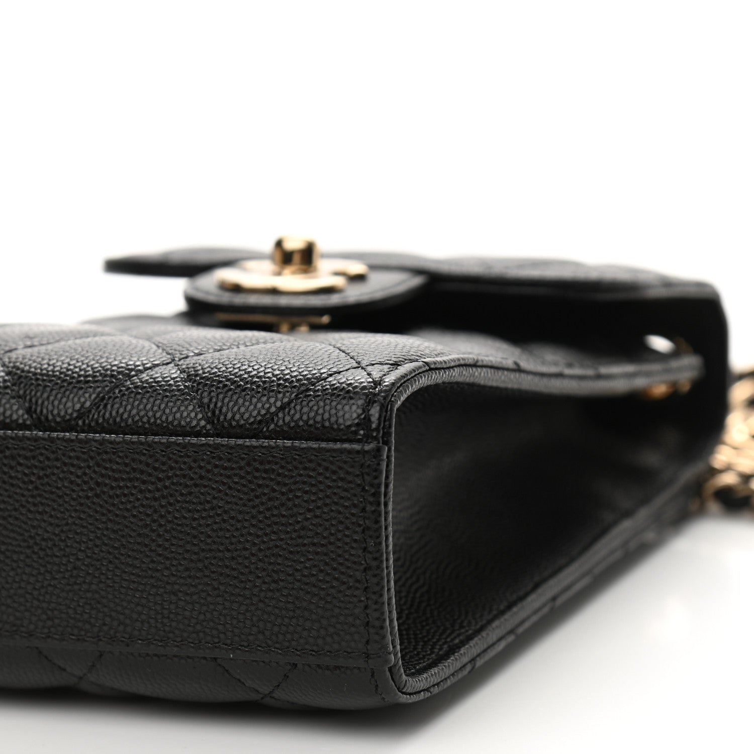 Chanel Caviar Quilted Classic Phone Holder Black 11 of 12