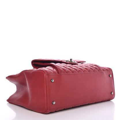 Chanel Caviar Quilted Large Casual Pocket Tote Red 5 of 10