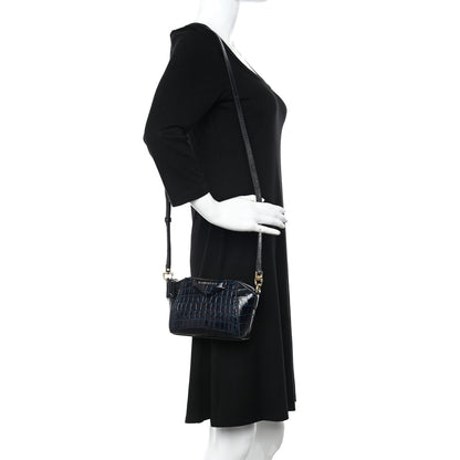 Givenchy Calfskin Crocodile Embossed Nano Antigona Navy 2 of 9