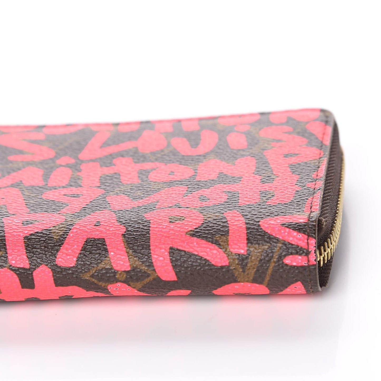 Monogram Graffiti Zippy Wallet Fuchsia