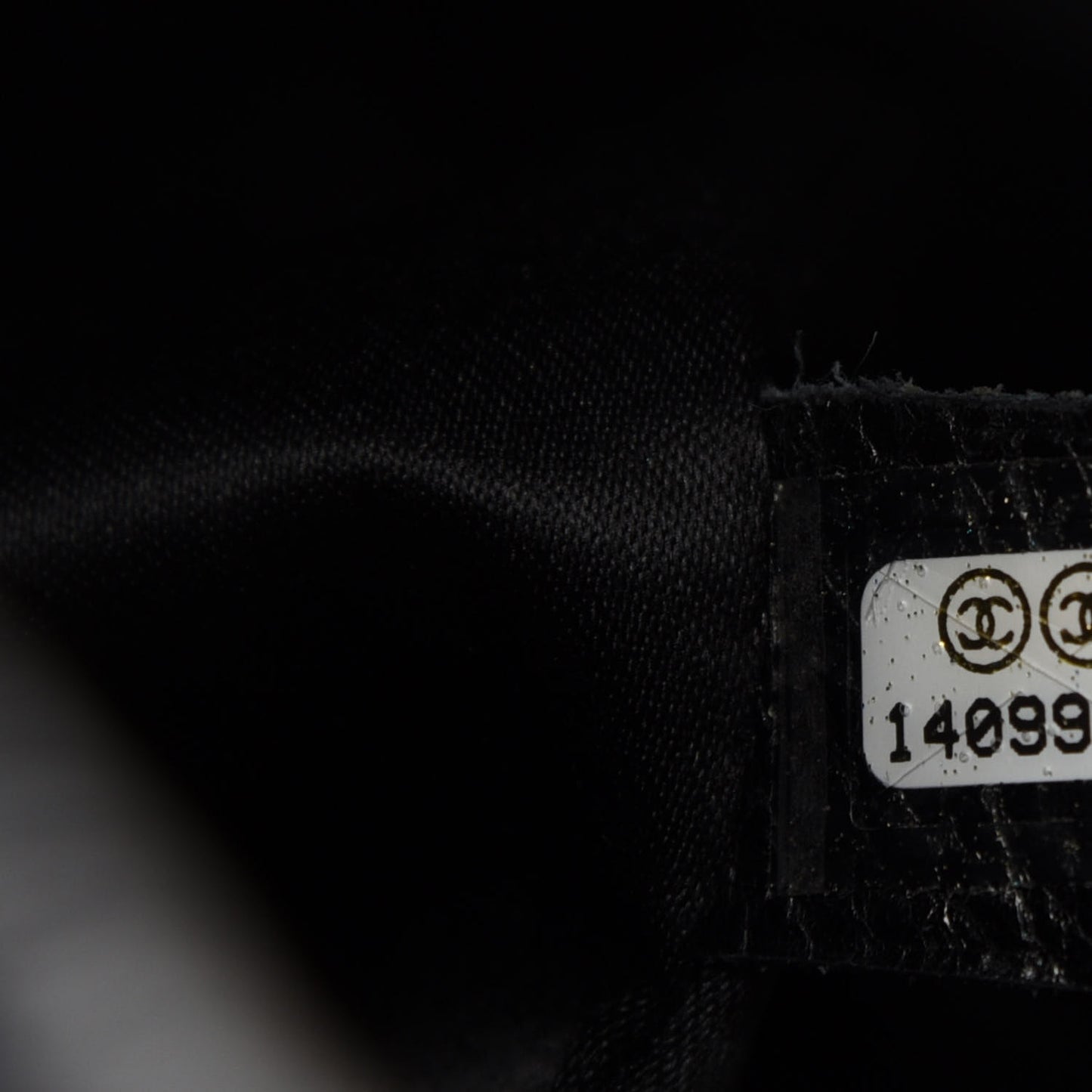 Glazed Calfskin On The Road Drawstring Tote Black