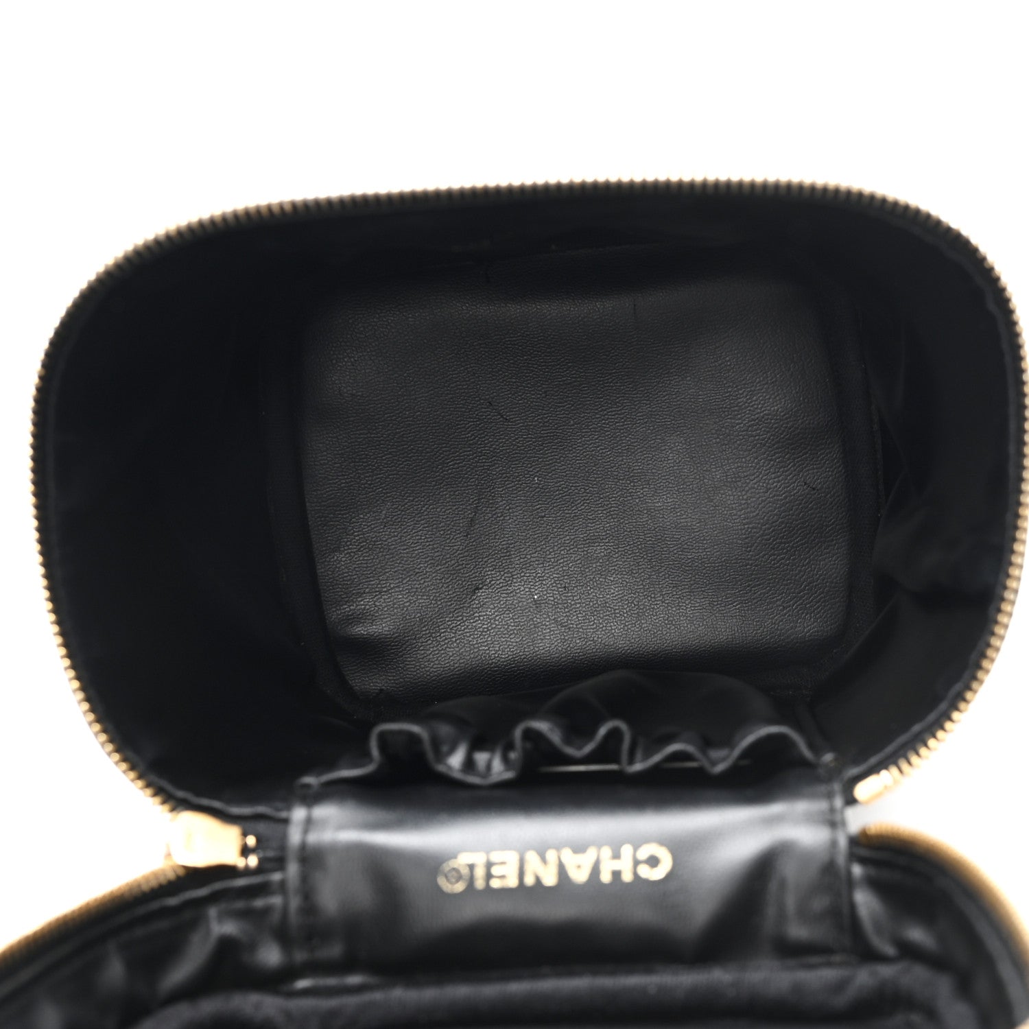 Chanel Caviar Vanity Cosmetic Case Black 5 of 8
