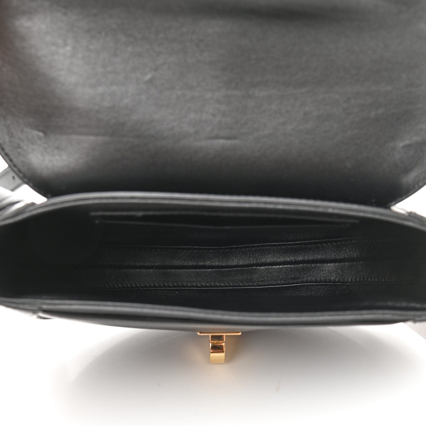 Satinated Calfskin Besace Small 16 Black