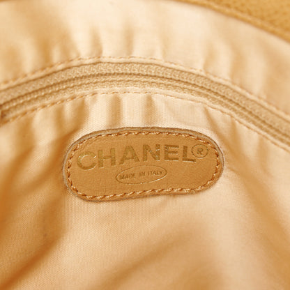Chanel Caviar Shoulder Bag Beige 6 of 10