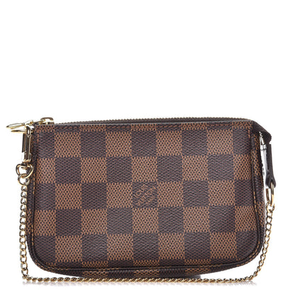 Louis Vuitton Damier Ebene Mini Pochette Accessories 1 of 7
