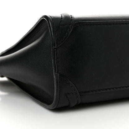 Celine Smooth Calfskin Nano Luggage Black 9 of 14