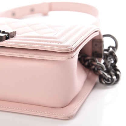 Chanel Calfskin Quilted Small Boy Flap Light Pink 10 of 10