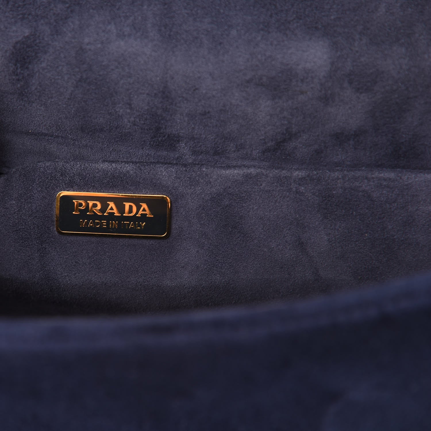 Prada Velvet Cahier Shoulder Bag Azzurro 6 of 14