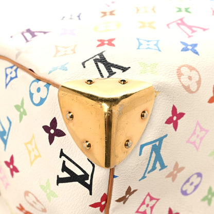 Louis Vuitton Monogram Multicolor Speedy 30 White 10 of 15