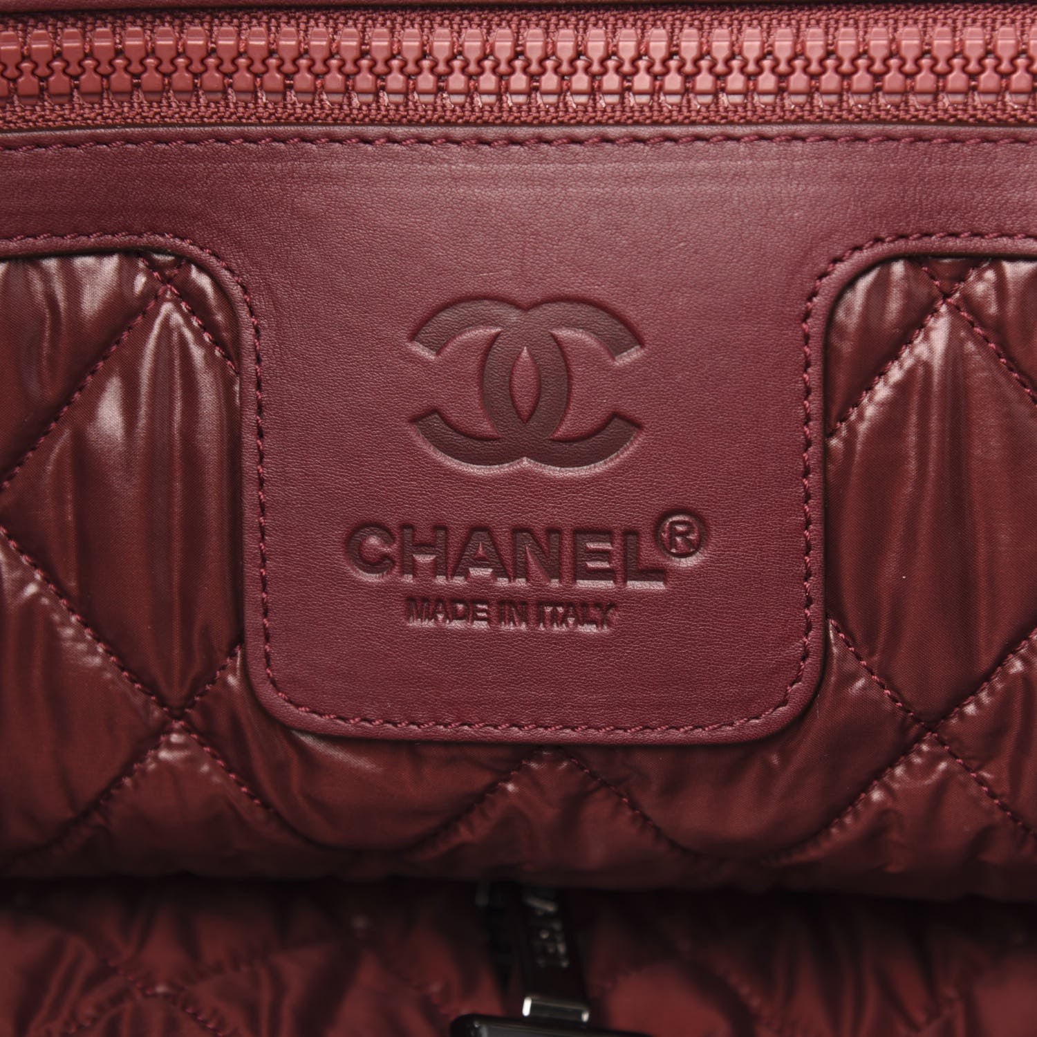 Chanel Nylon Coco Cocoon Large Reversible Tote Grey 5 of 8