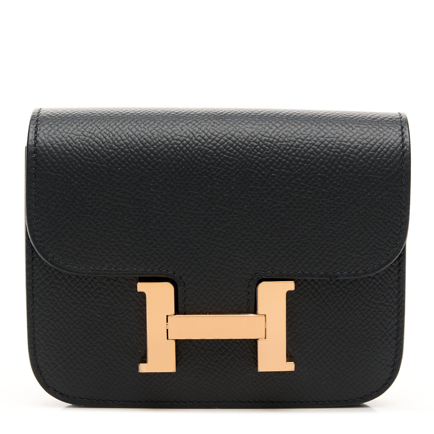 Hermes Epsom Constance Slim Wallet Black 1 of 11