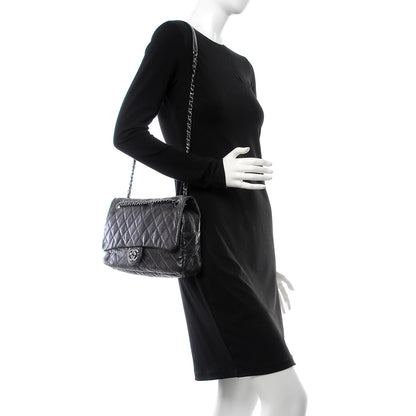 Chanel Iridescent Caviar Quilted Large Chic Flap Purple 2 of 10