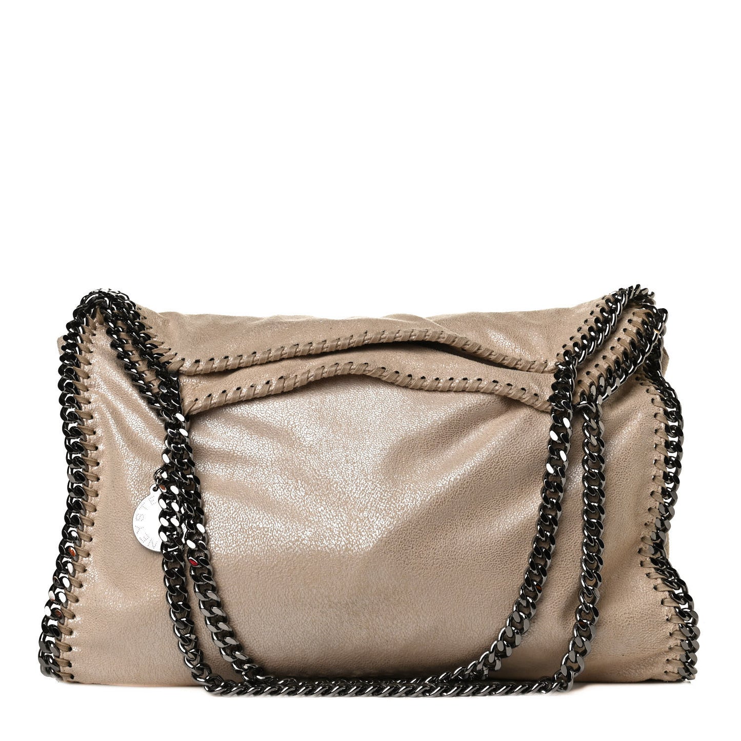 Shaggy Deer Small Falabella Tote Taupe